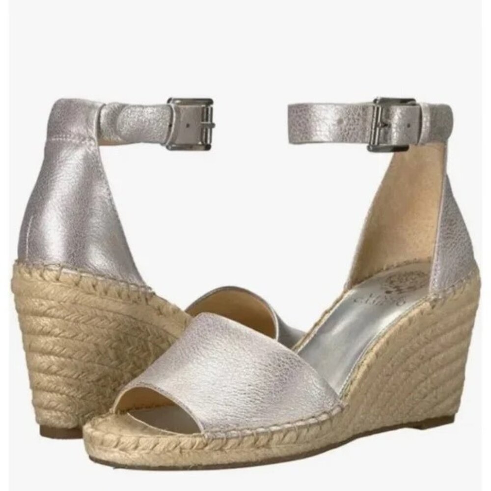 Vince Camuto Leera Espadrille Wedge Sandal - Size 8W
